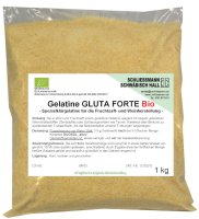 Gelatine GLUTA Forte (1kg / 5kg / 25kg) - Konventionell: 1kg-Beutel
